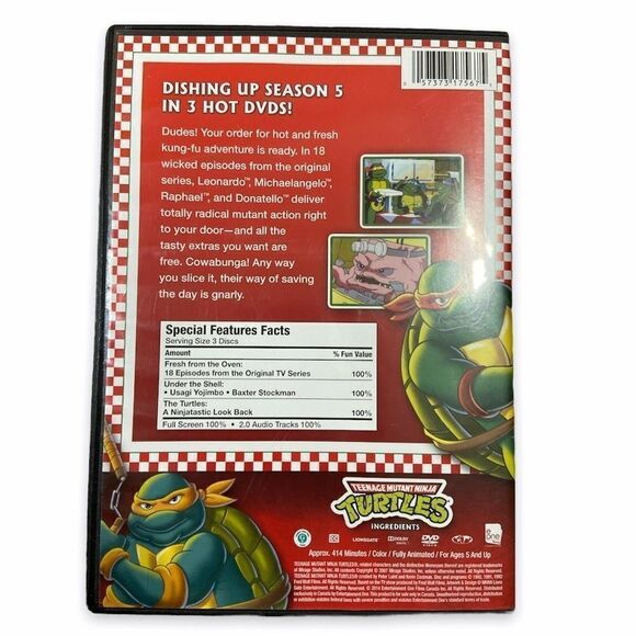 Tmnt Teenage Mutant Ninja Turtles DVD lot bundle - Picture 3 of 14